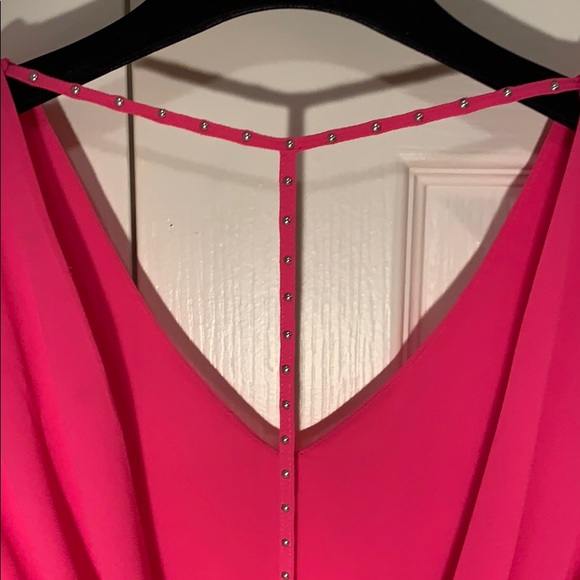 Mendocino Hot Pink T Strap Tank size S - Picture 3 of 4